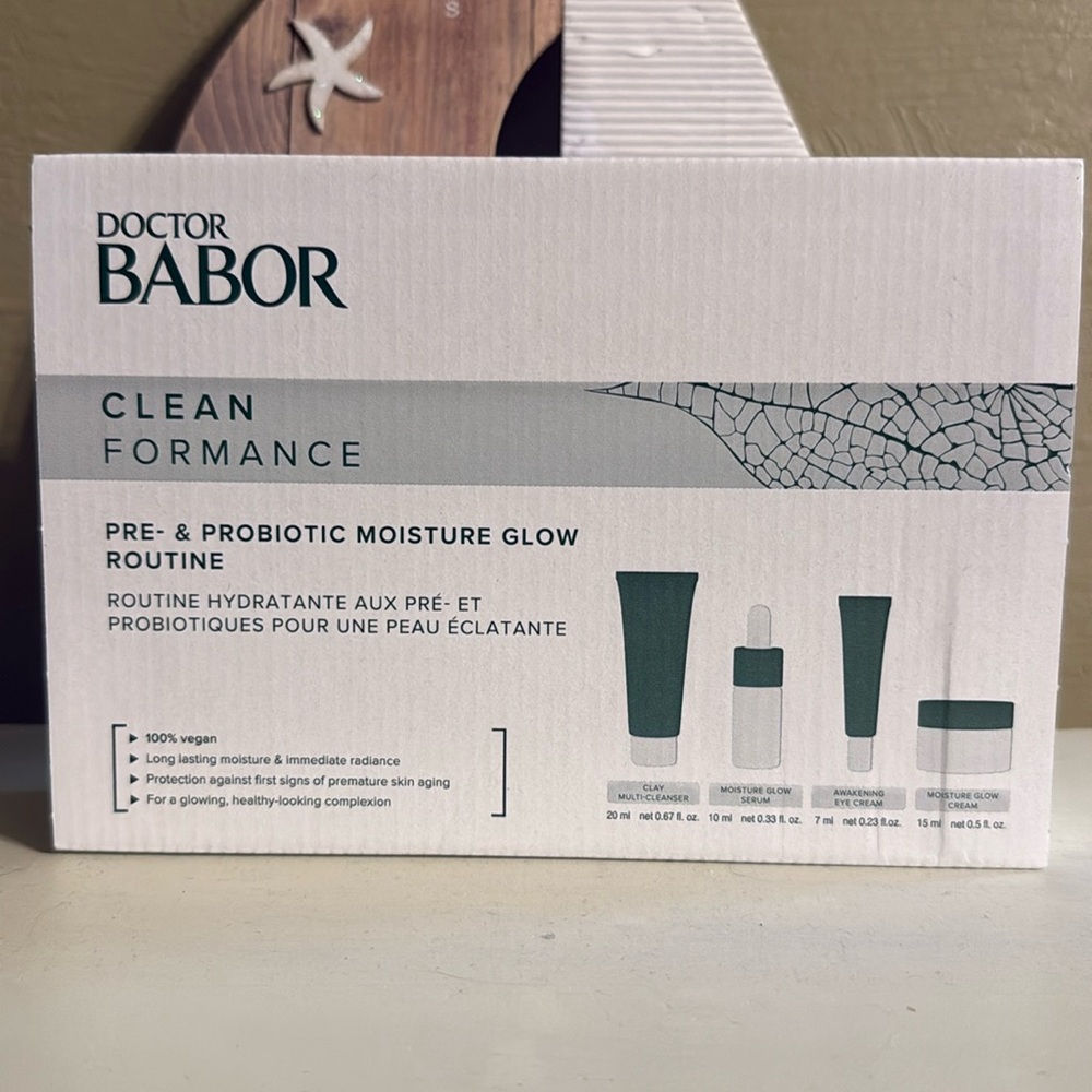 Doctor Babor Prebiotic Moisture Glow Skin Care Routine Set